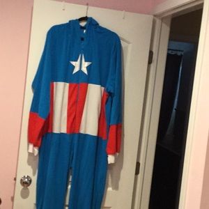 Captain America onesie
